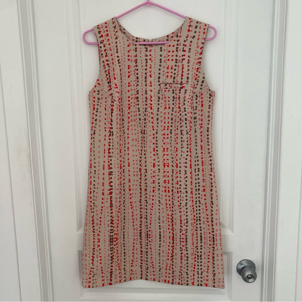 Stylish Cream Dots Mini Dress La fee maraboutee France Fun Vintage look Retro 38